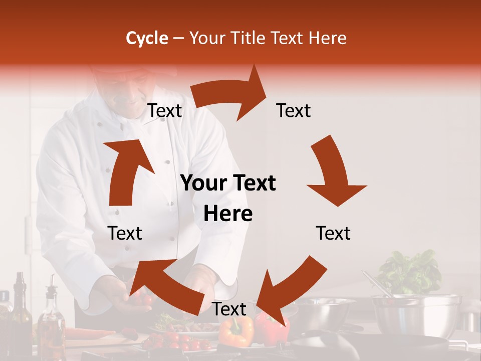 Work Chef Service PowerPoint Template