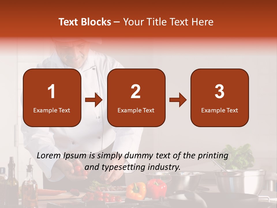 Work Chef Service PowerPoint Template