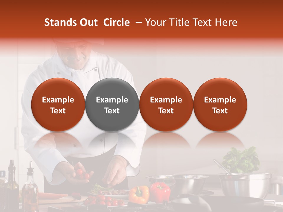 Work Chef Service PowerPoint Template