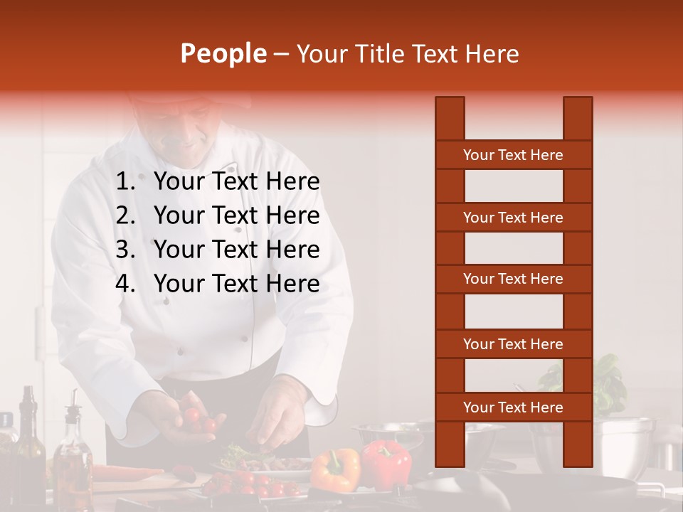 Work Chef Service PowerPoint Template