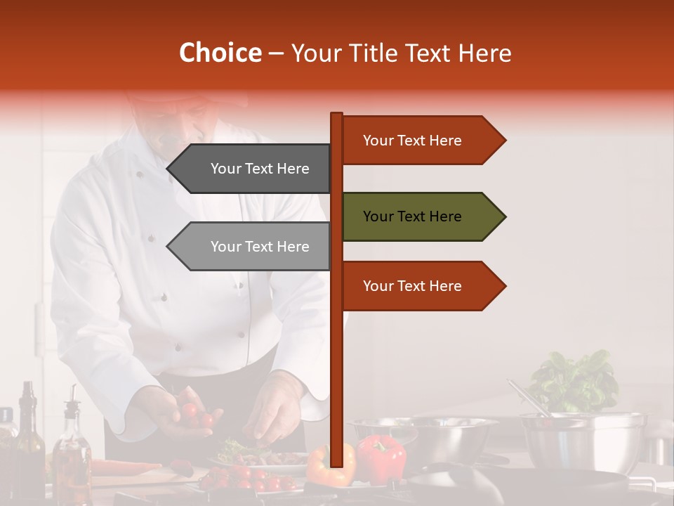 Work Chef Service PowerPoint Template