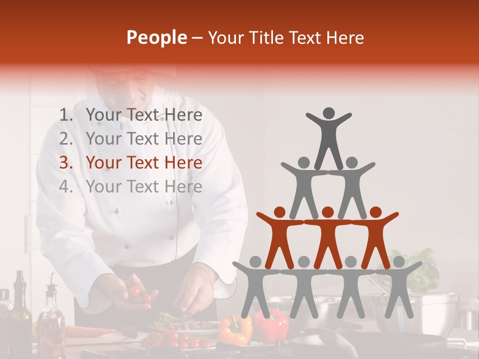 Work Chef Service PowerPoint Template