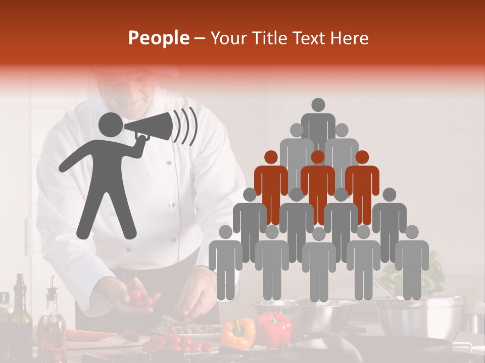 Work Chef Service PowerPoint Template