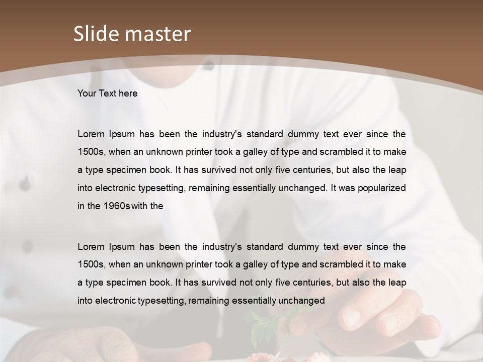 Dinner People Occupation PowerPoint Template