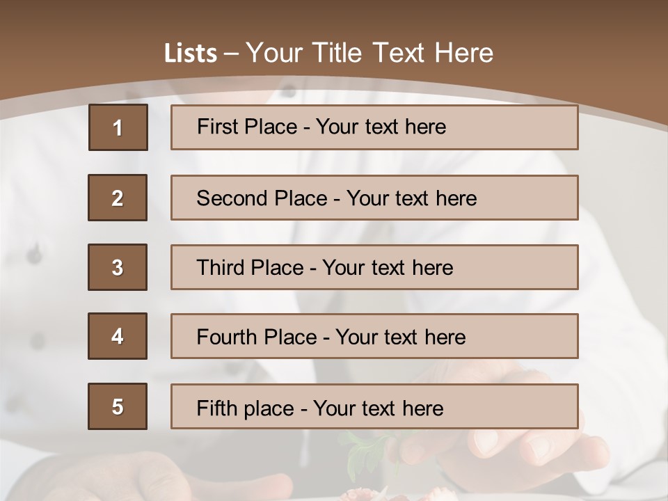 Dinner People Occupation PowerPoint Template