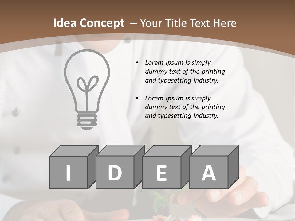 Dinner People Occupation PowerPoint Template