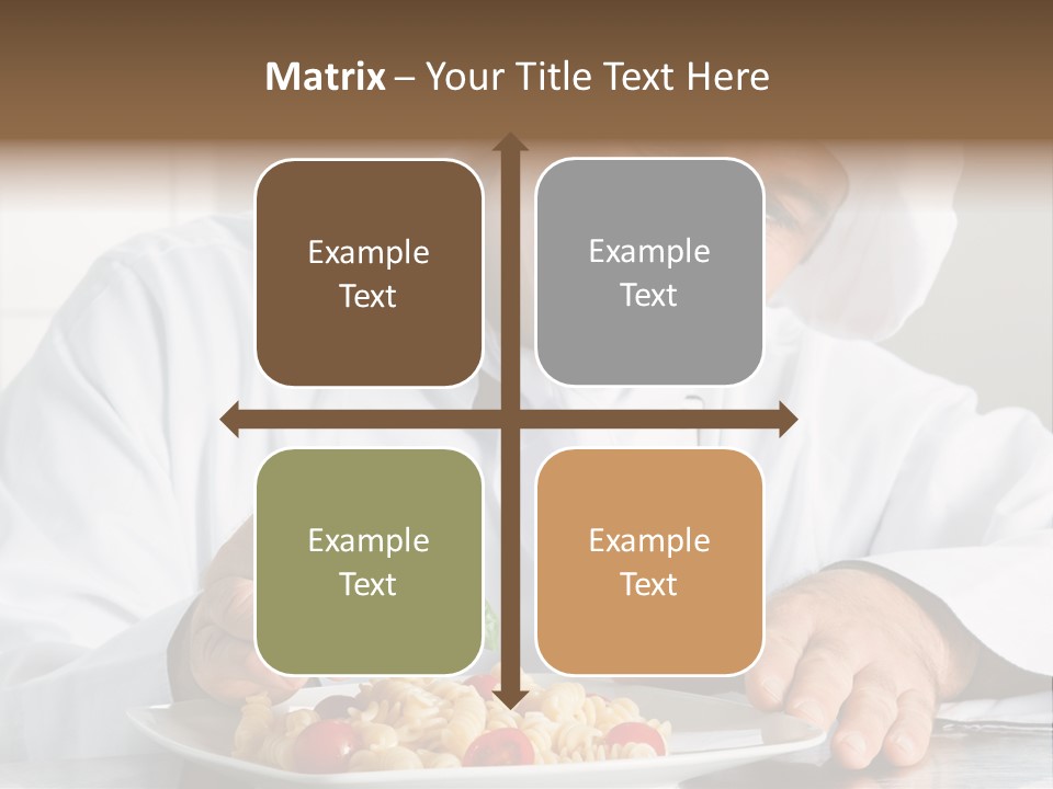 Chef Smile Dinner PowerPoint Template