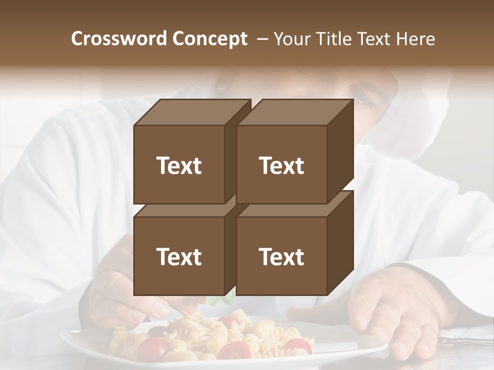 Chef Smile Dinner PowerPoint Template