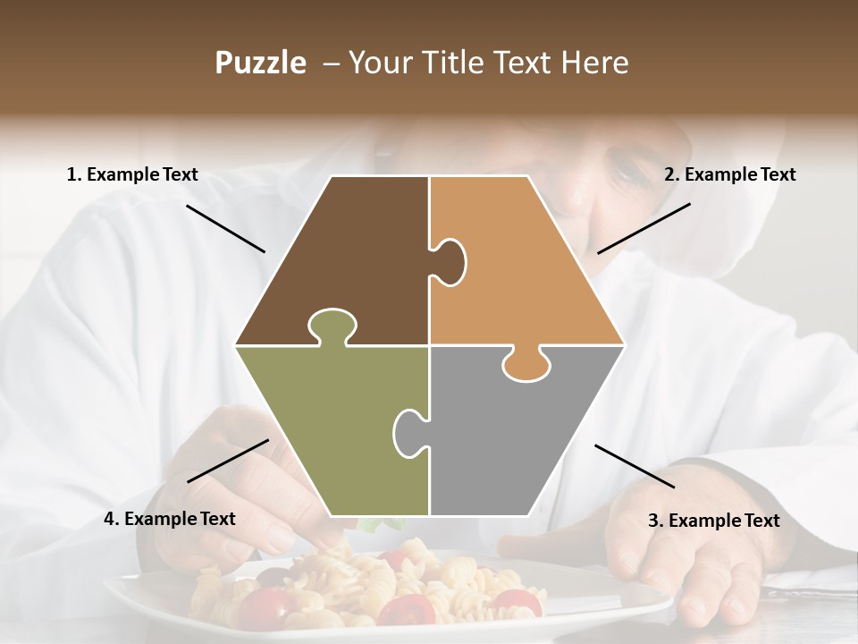 Chef Smile Dinner PowerPoint Template