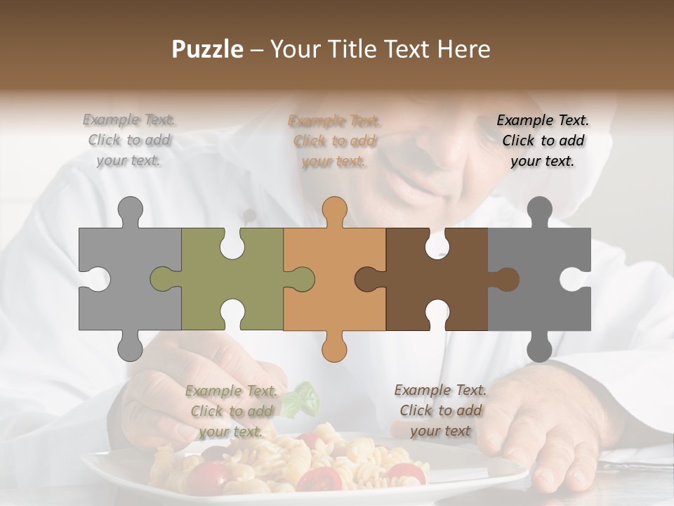 Chef Smile Dinner PowerPoint Template