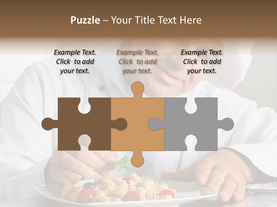 Chef Smile Dinner PowerPoint Template