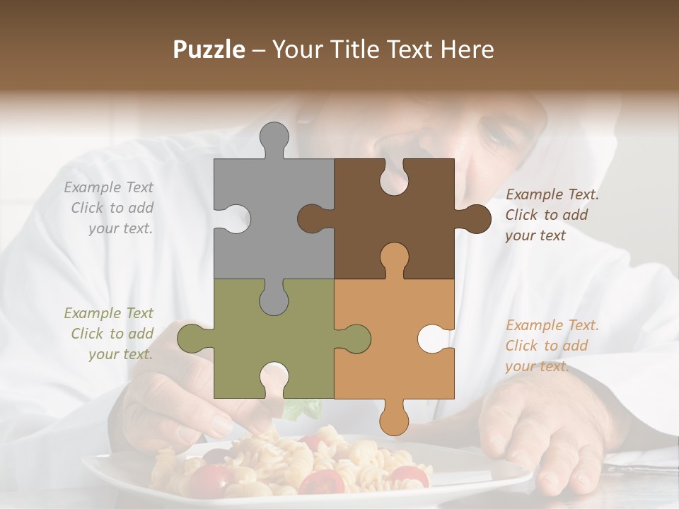 Chef Smile Dinner PowerPoint Template