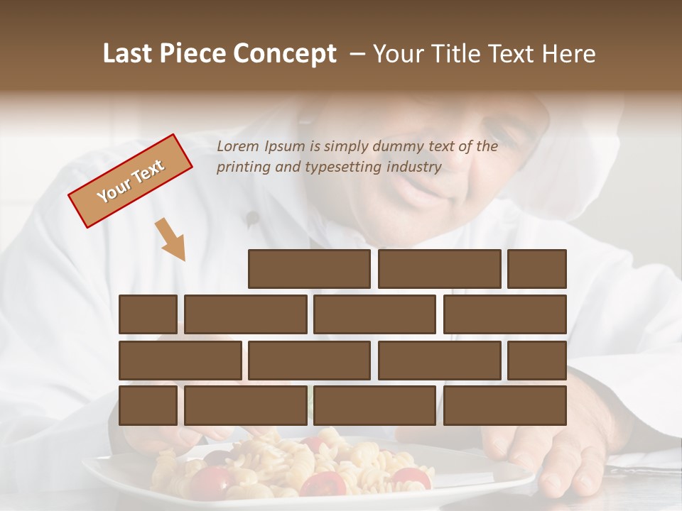 Chef Smile Dinner PowerPoint Template