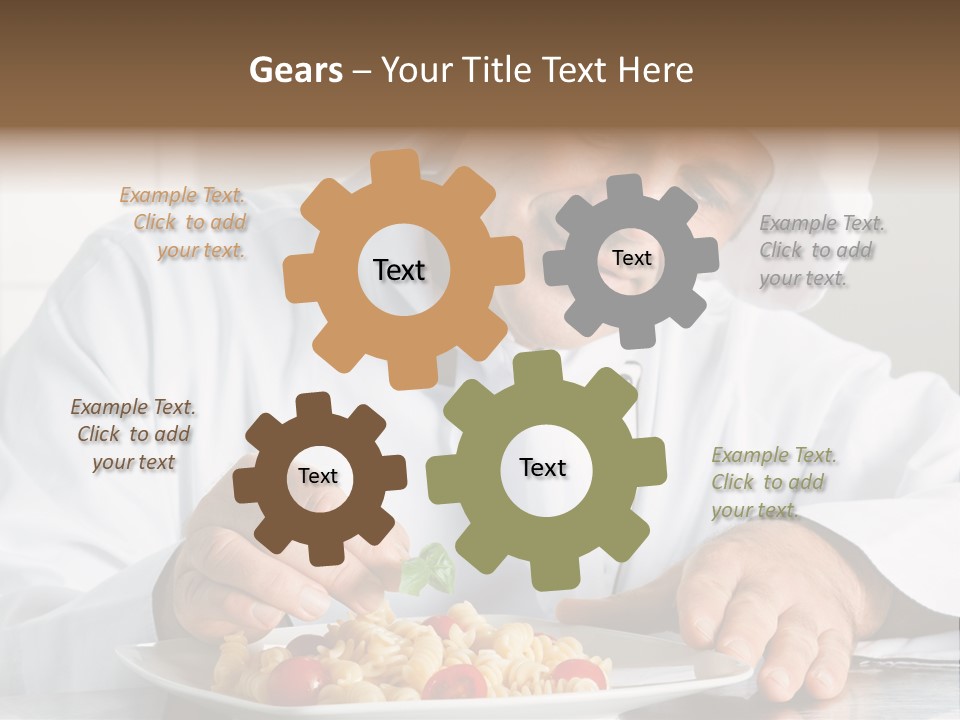 Chef Smile Dinner PowerPoint Template