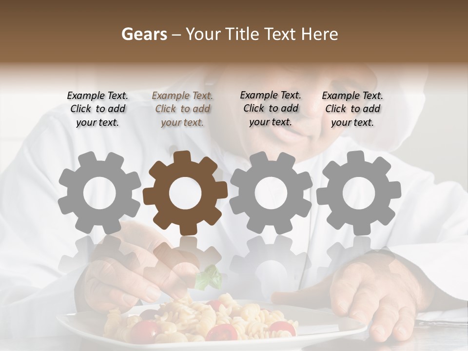 Chef Smile Dinner PowerPoint Template