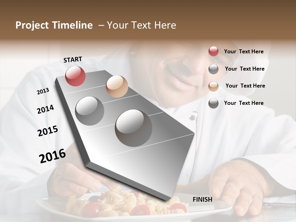 Chef Smile Dinner PowerPoint Template