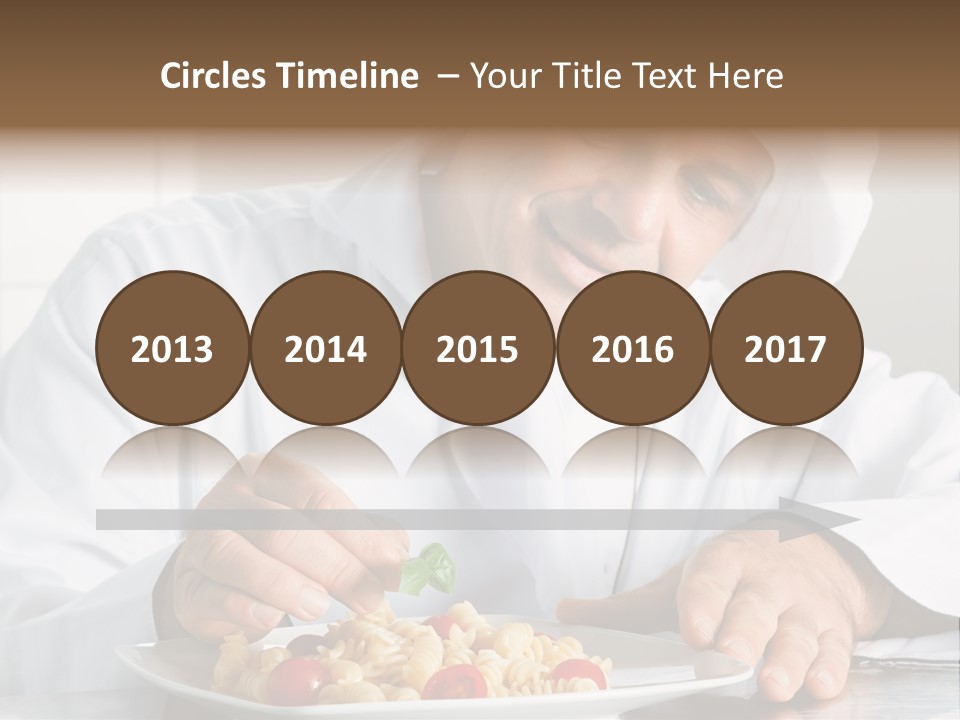 Chef Smile Dinner PowerPoint Template