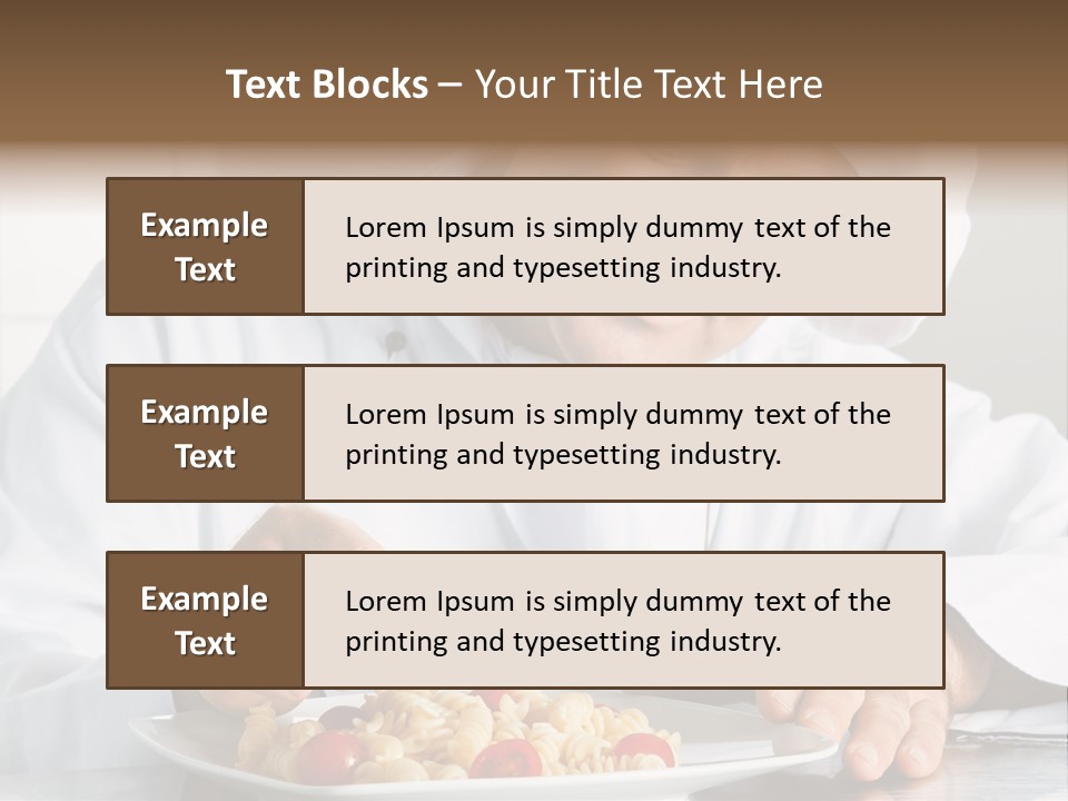 Chef Smile Dinner PowerPoint Template
