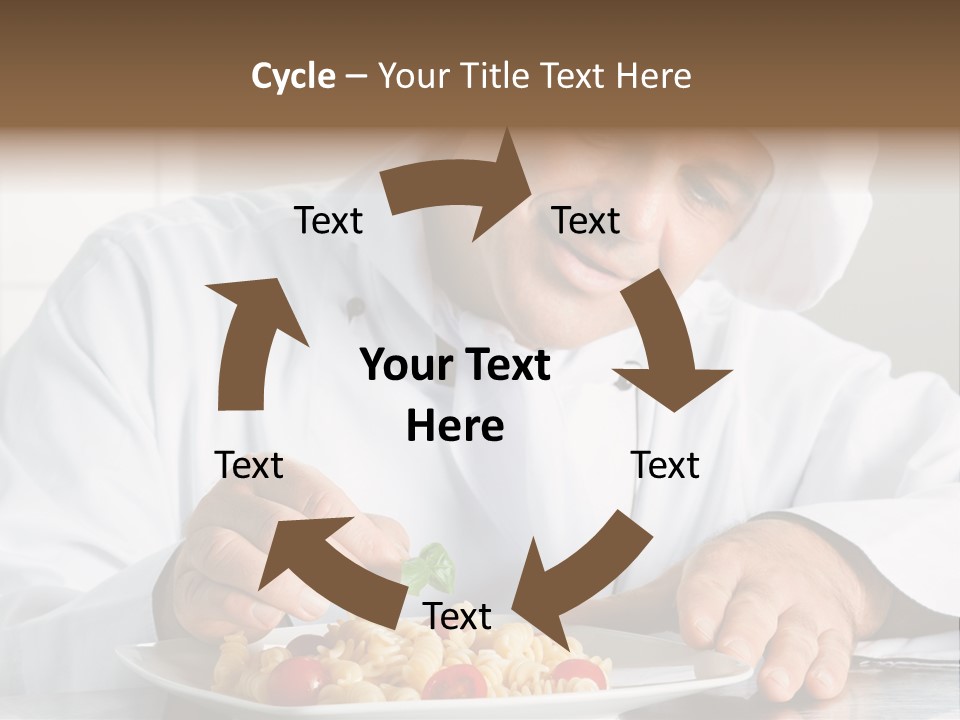 Chef Smile Dinner PowerPoint Template