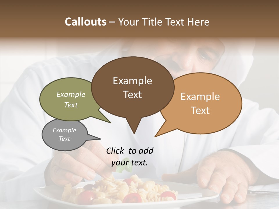 Chef Smile Dinner PowerPoint Template