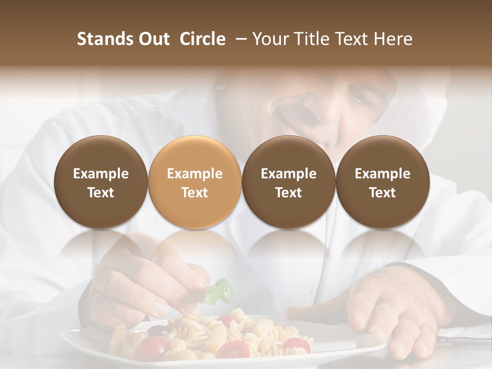 Chef Smile Dinner PowerPoint Template