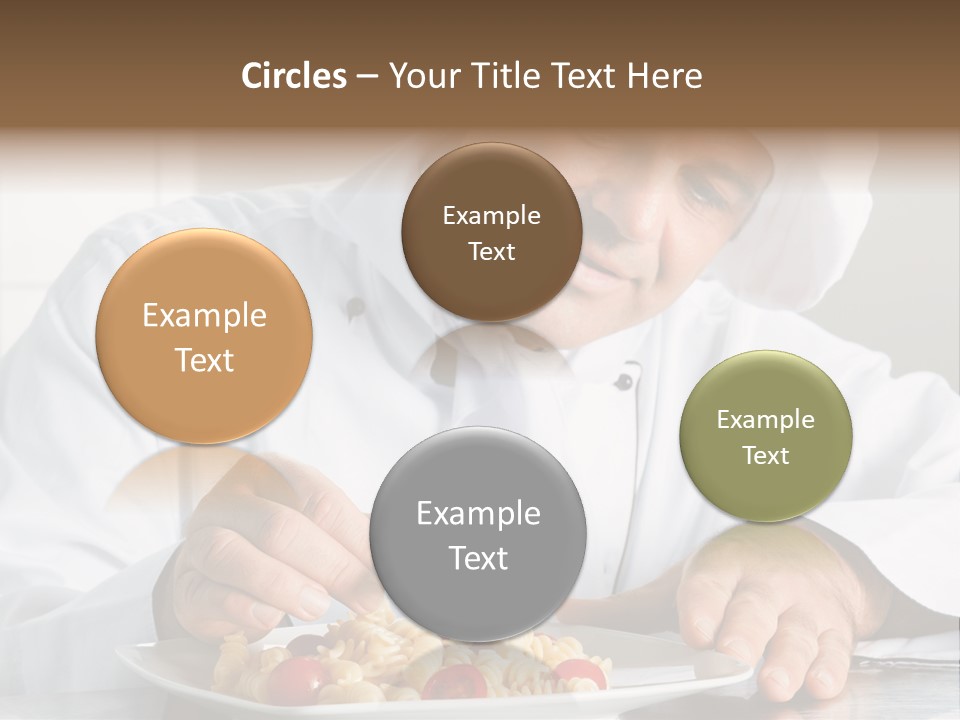 Chef Smile Dinner PowerPoint Template