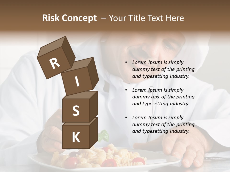 Chef Smile Dinner PowerPoint Template