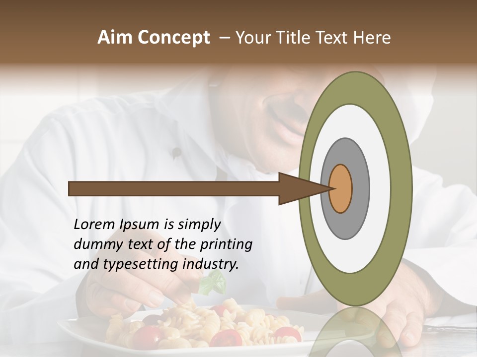 Chef Smile Dinner PowerPoint Template