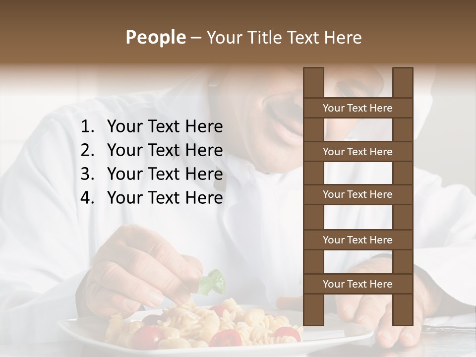 Chef Smile Dinner PowerPoint Template