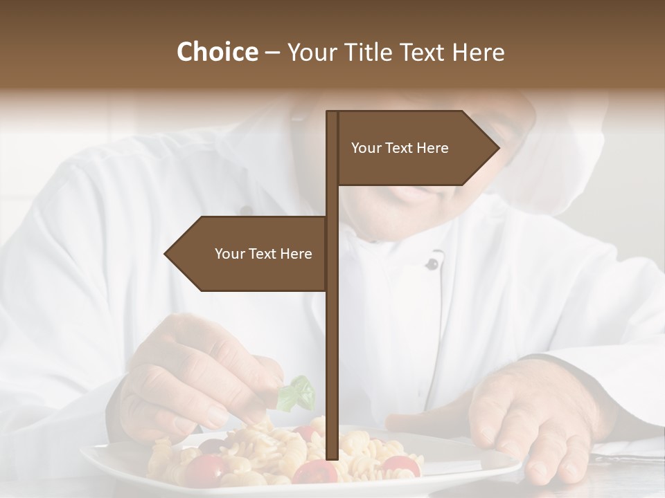Chef Smile Dinner PowerPoint Template