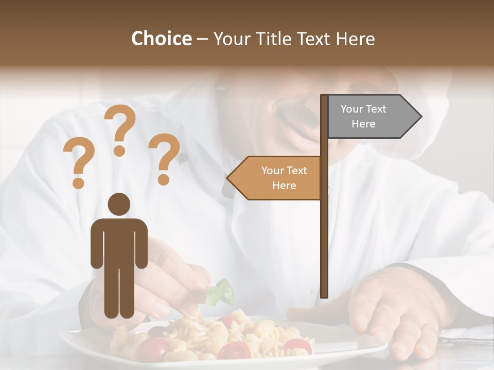 Chef Smile Dinner PowerPoint Template