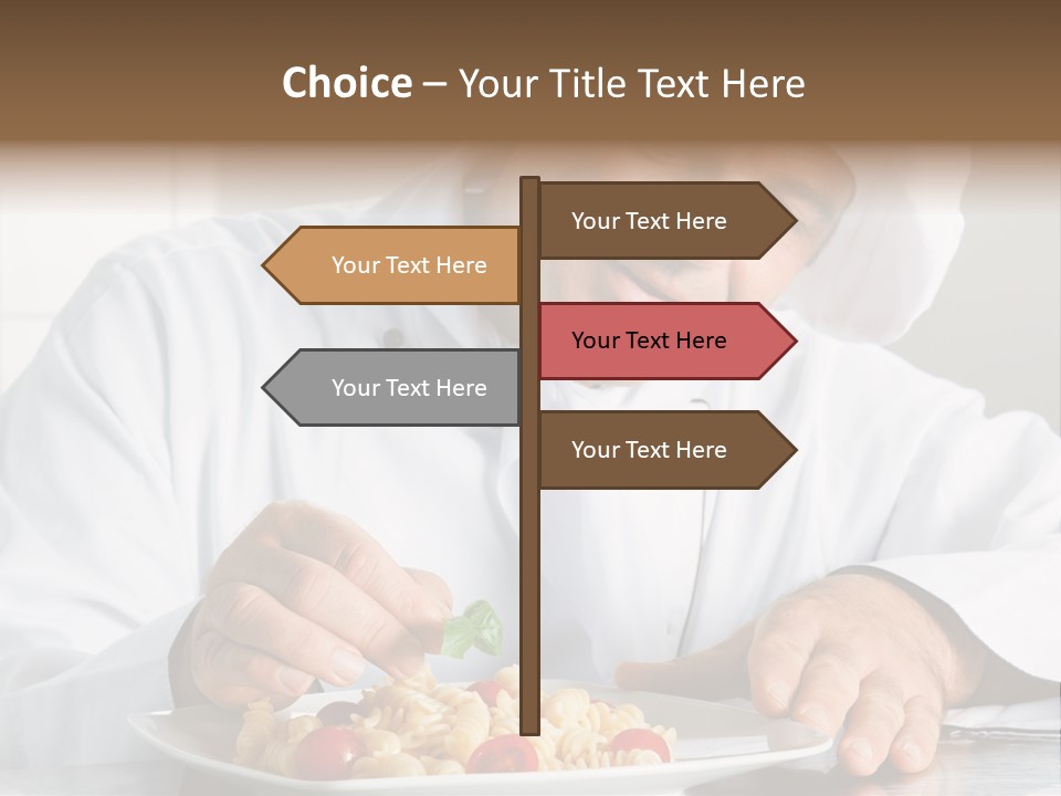 Chef Smile Dinner PowerPoint Template