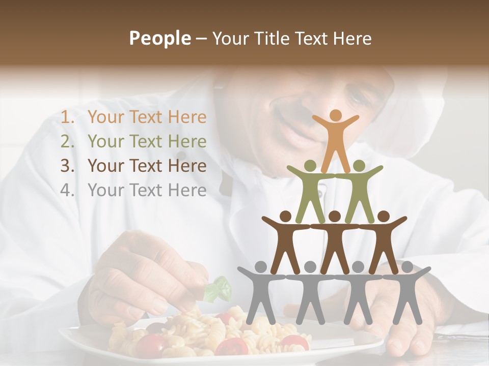 Chef Smile Dinner PowerPoint Template