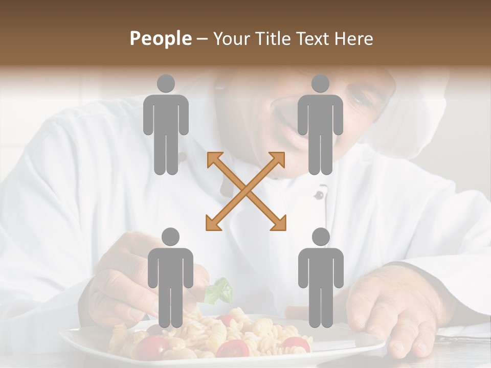 Chef Smile Dinner PowerPoint Template