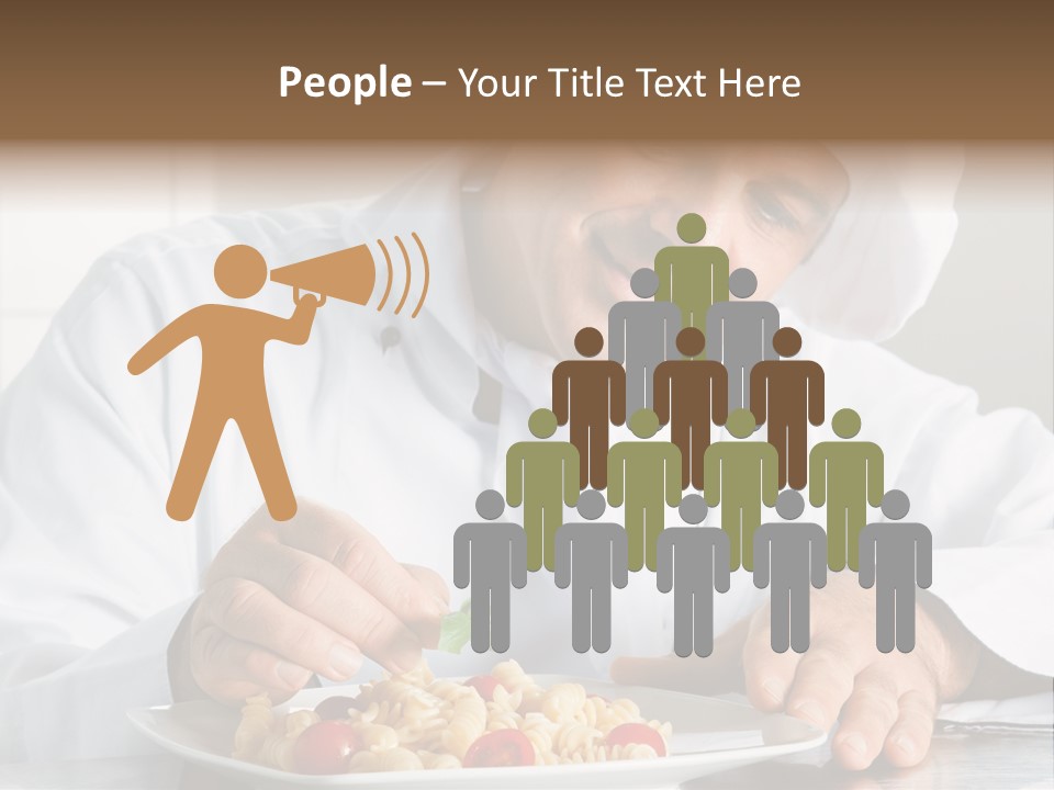 Chef Smile Dinner PowerPoint Template