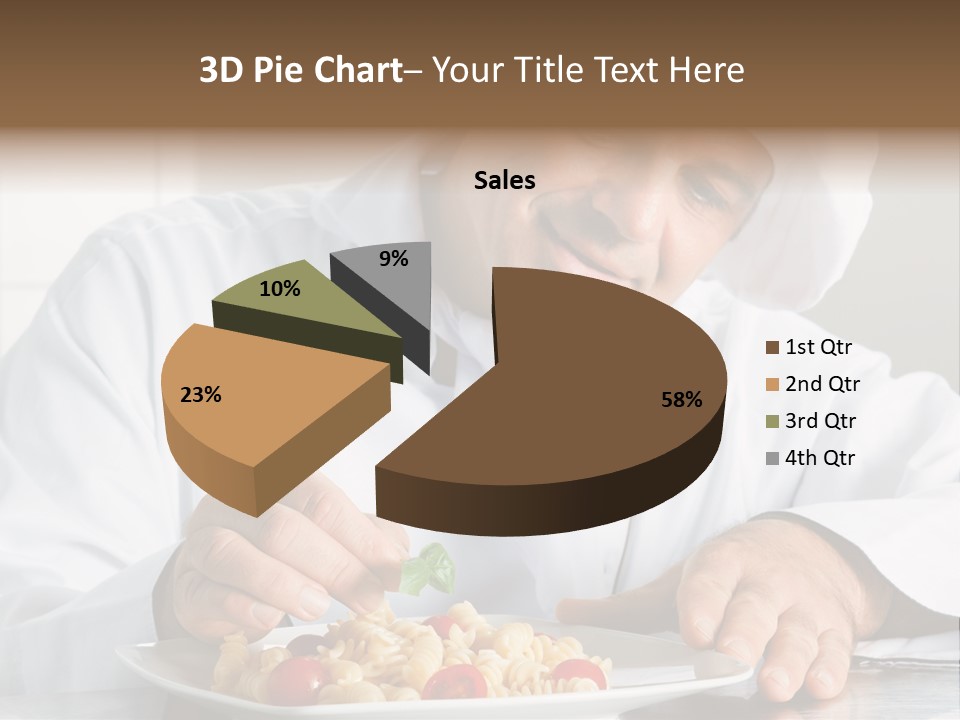 Chef Smile Dinner PowerPoint Template