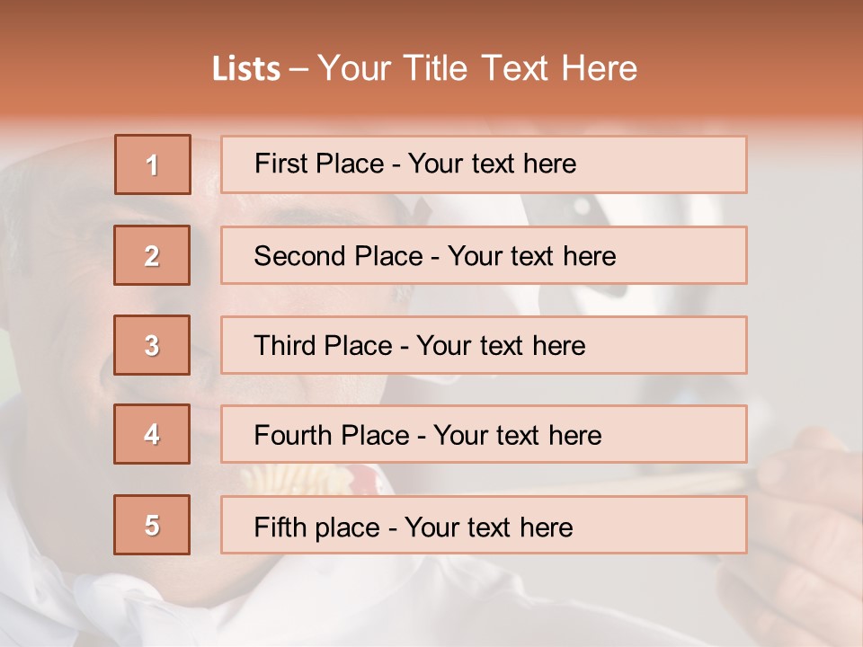 Person Happy Caucasian PowerPoint Template