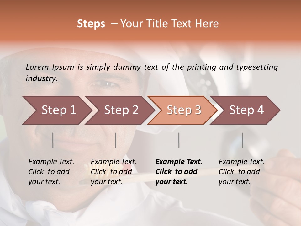 Person Happy Caucasian PowerPoint Template