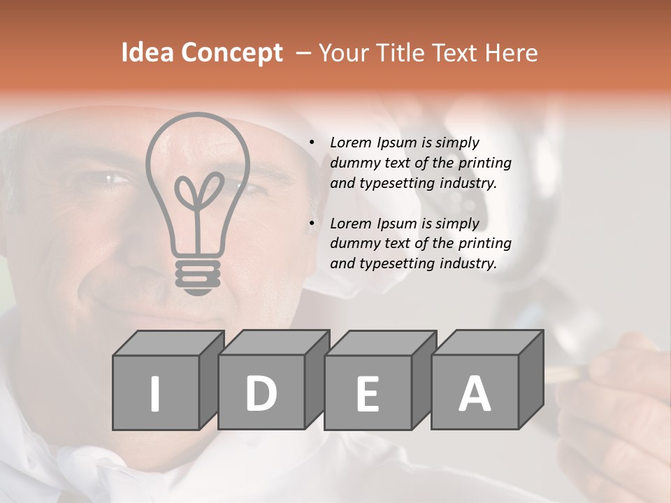 Person Happy Caucasian PowerPoint Template