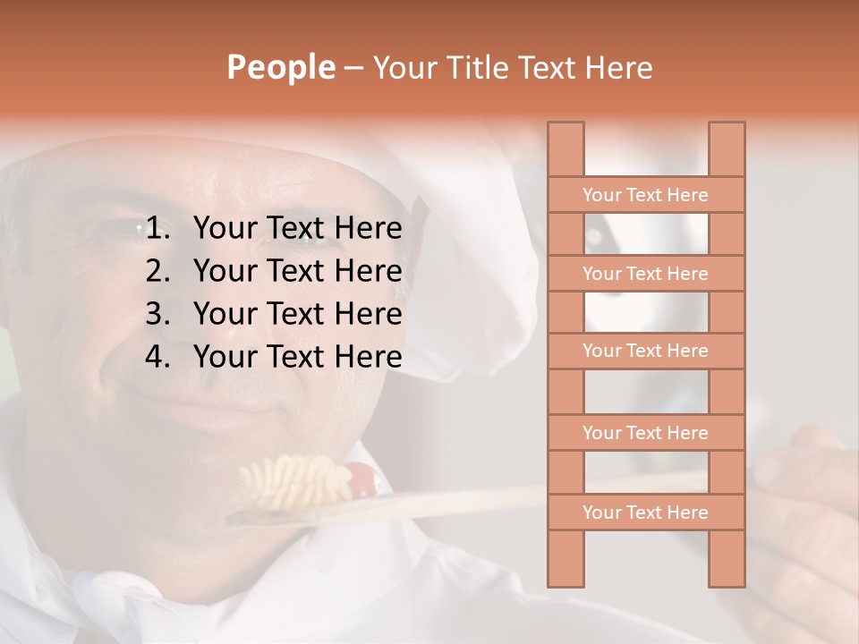 Person Happy Caucasian PowerPoint Template