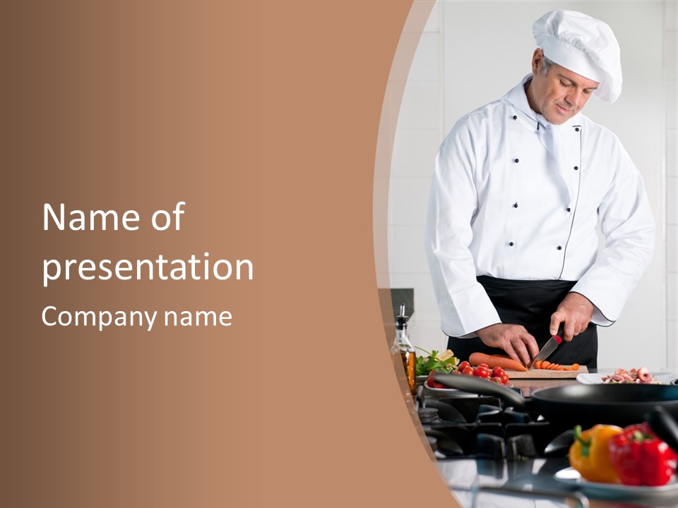 Person Cuisine Food PowerPoint Template