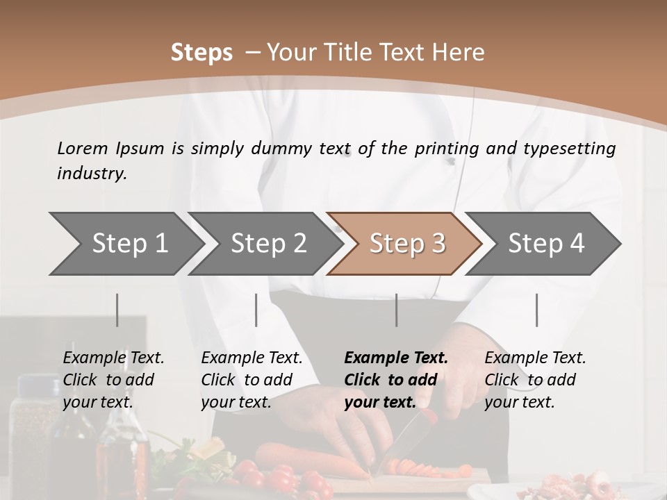 Person Cuisine Food PowerPoint Template