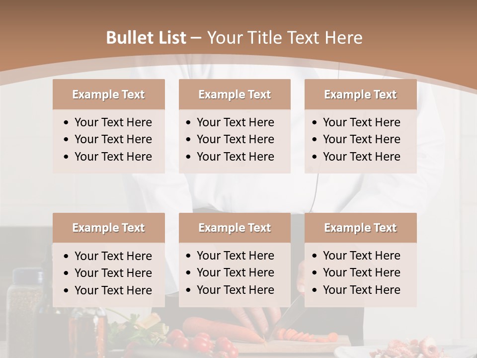 Person Cuisine Food PowerPoint Template