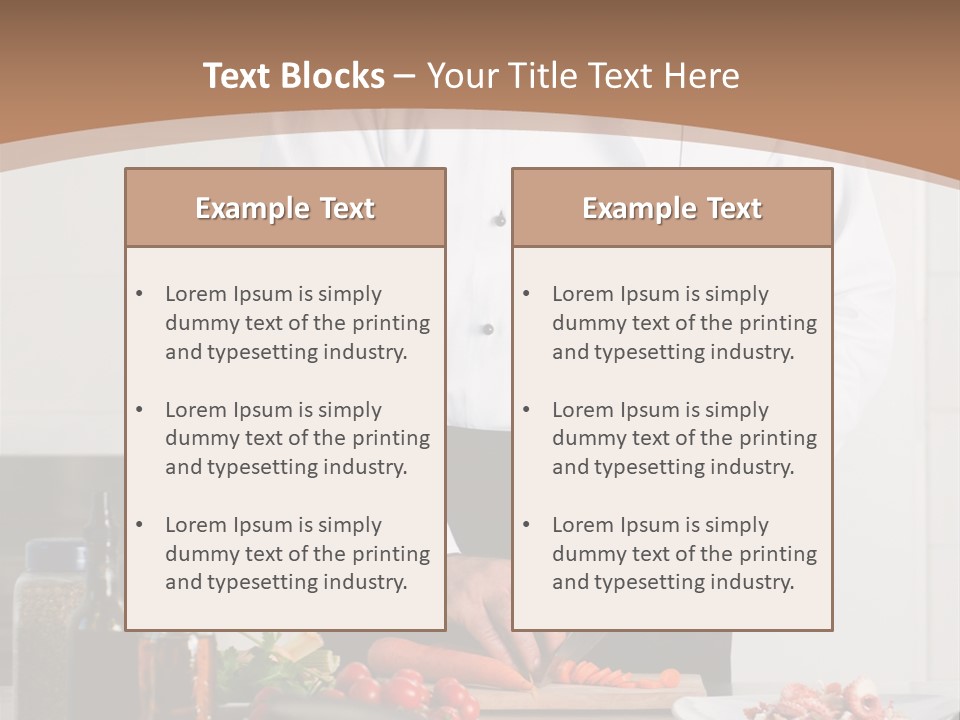 Person Cuisine Food PowerPoint Template