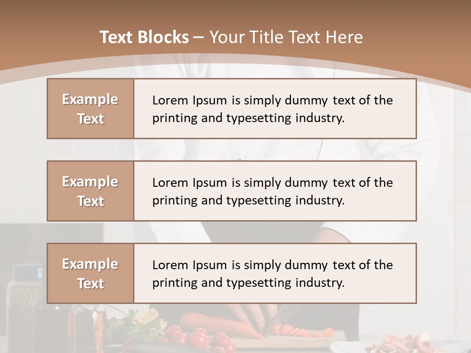 Person Cuisine Food PowerPoint Template