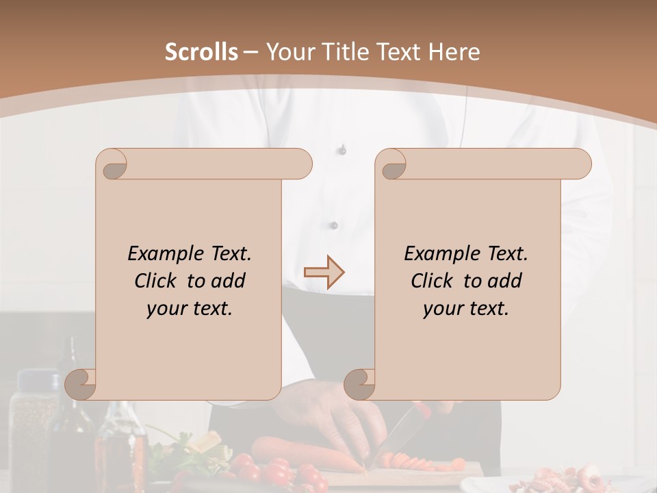 Person Cuisine Food PowerPoint Template