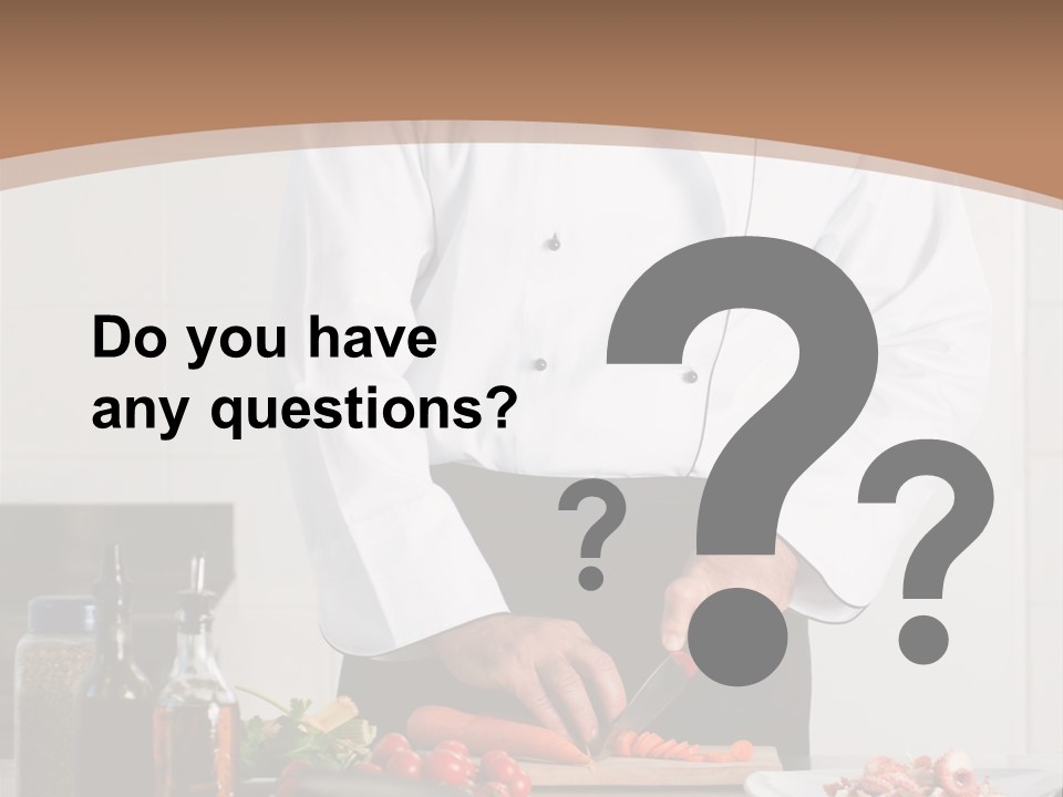 Person Cuisine Food PowerPoint Template