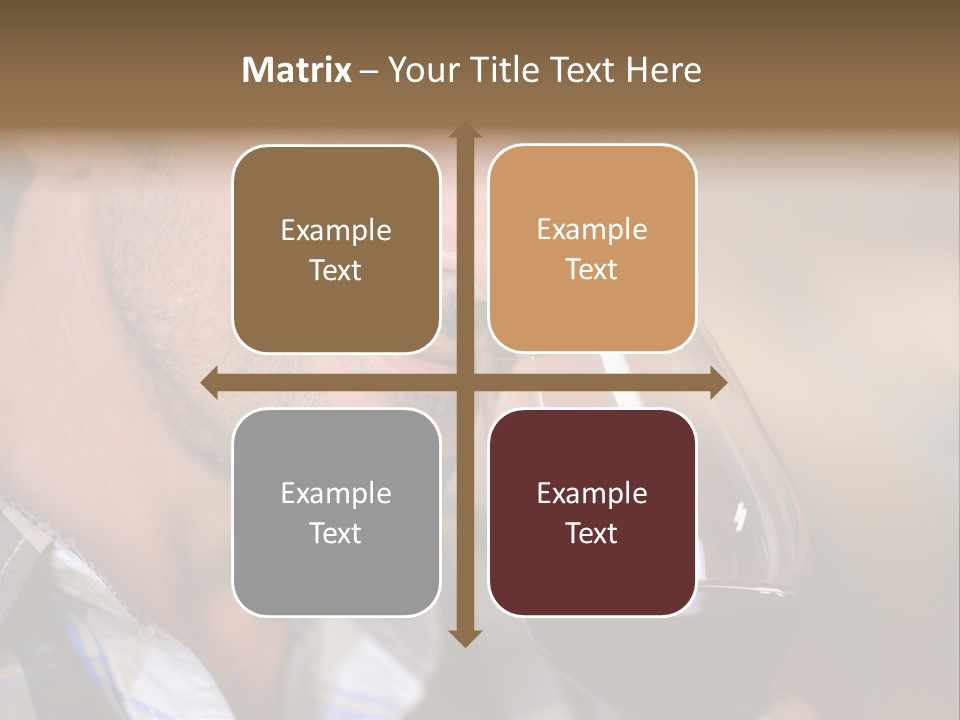 Alcohol Red Wine France PowerPoint Template