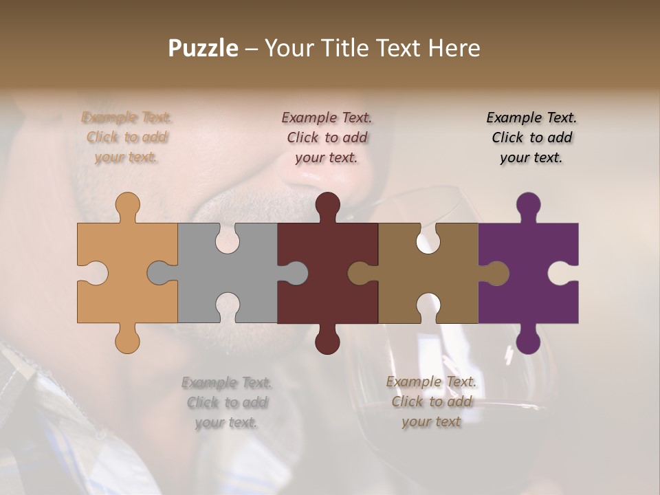 Alcohol Red Wine France PowerPoint Template