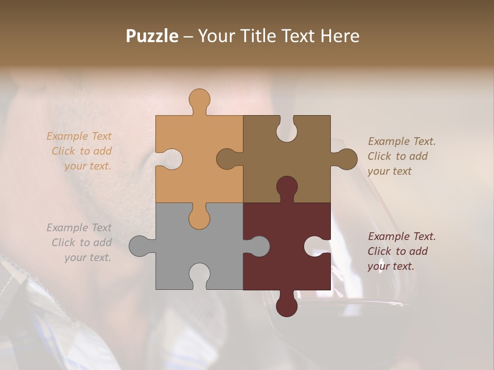 Alcohol Red Wine France PowerPoint Template